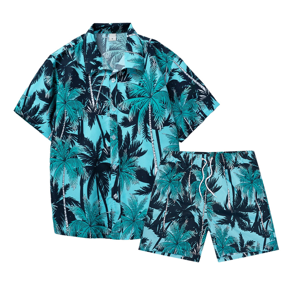 Mens Fashion Clothes - Hawaiian Coconut Tree 3D Print Men