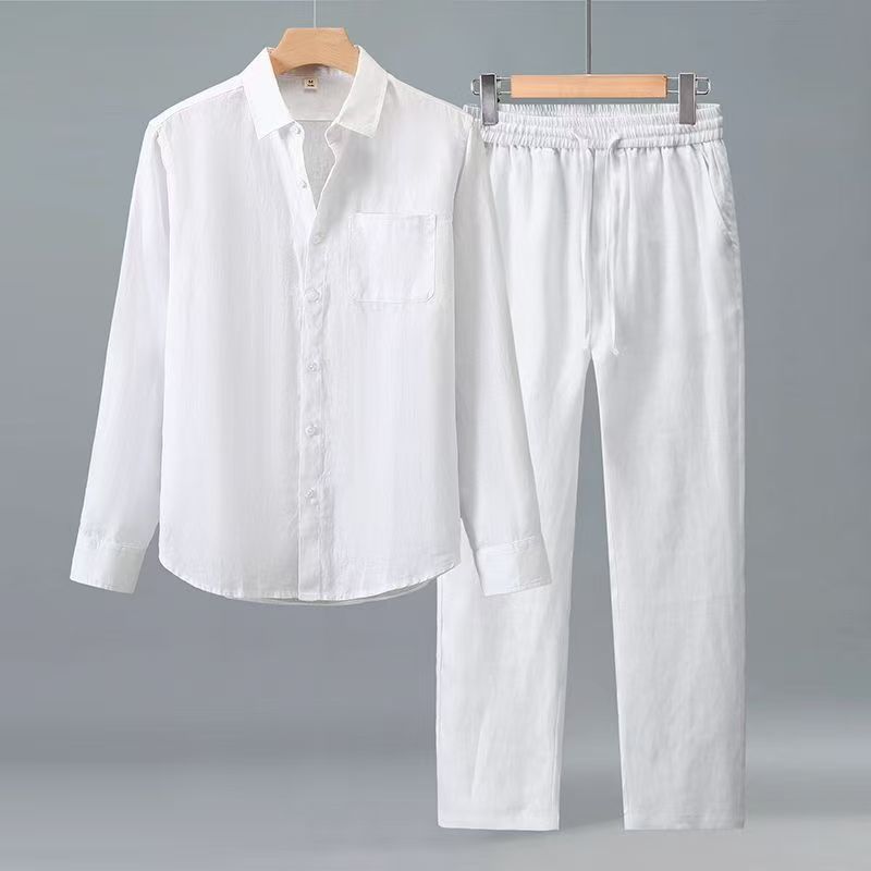 Mens Fashion Clothes - (Shirt + trousers) 2026 summer men