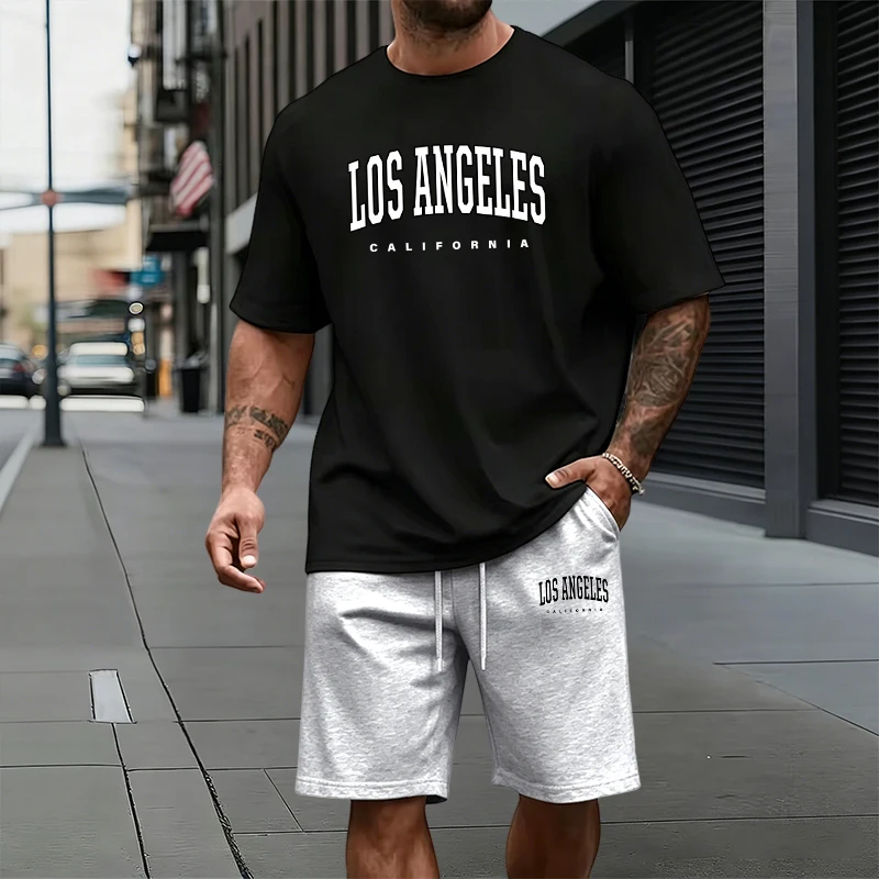 Men'S Fashion Outfits 2026 - Summer Urban Fashion Short Sleeve Tracksuit