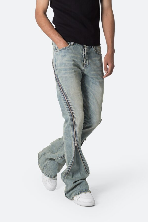 Men'S Fashion Grey Jeans - European American Four Seasons New Fashion