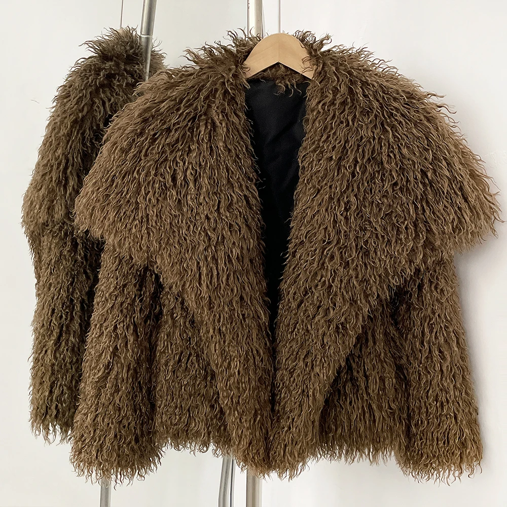 Fur Coat Eco-friendly Faux Fur - Mens Fashion Store 评论和价格