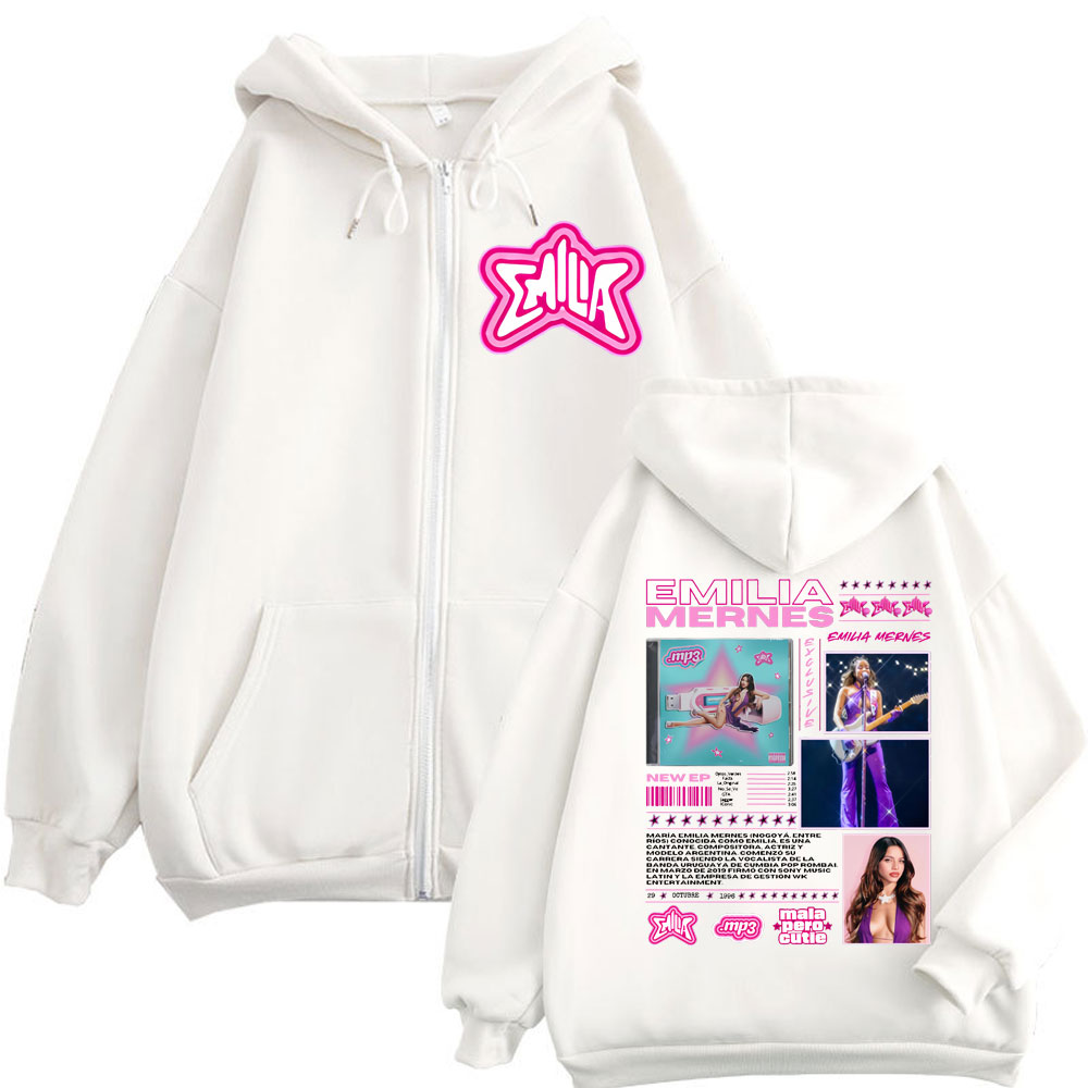 Emilia Mernes MP3 Album Merch  - Mens Fashion Zip Up Hoodies 评论和价格
