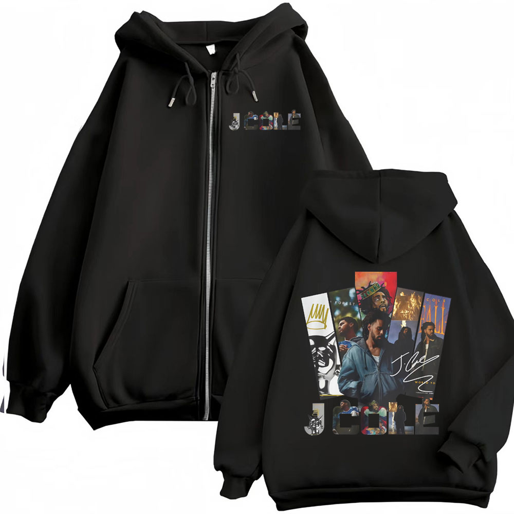 J. Cole The Fall Off Album 202 - Mens Fashion Zip Up Hoodies 评论和价格