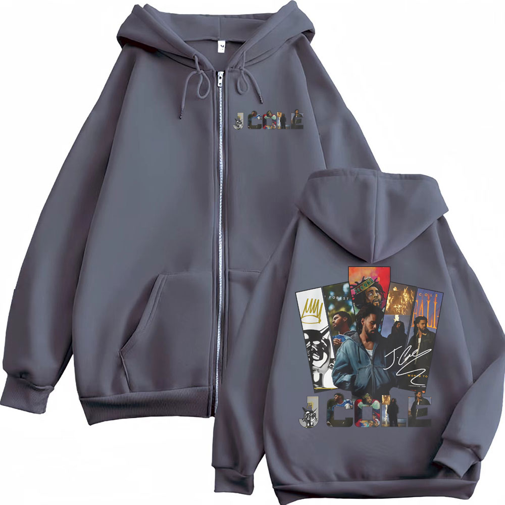 J. Cole The Fall Off Album 202 - Mens Fashion Zip Up Hoodies 评论和价格