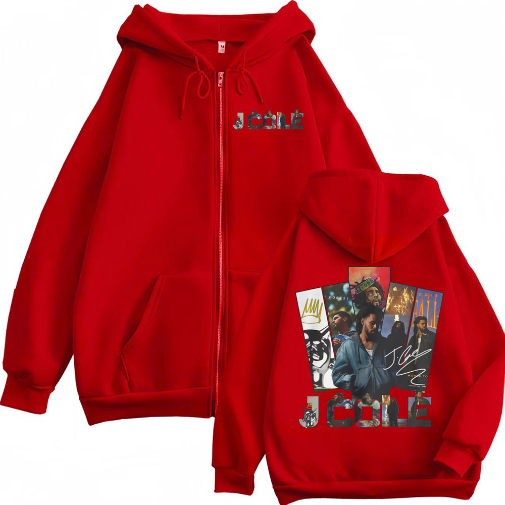 J. Cole The Fall Off Album 202 - Mens Fashion Zip Up Hoodies 评论和价格