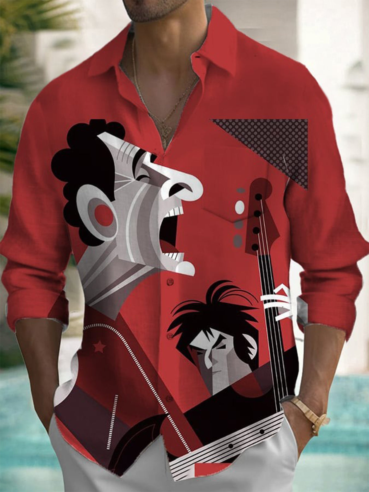 Men's Button-down Casual Shirt - Men'S Fashion For Summer 评论和价格