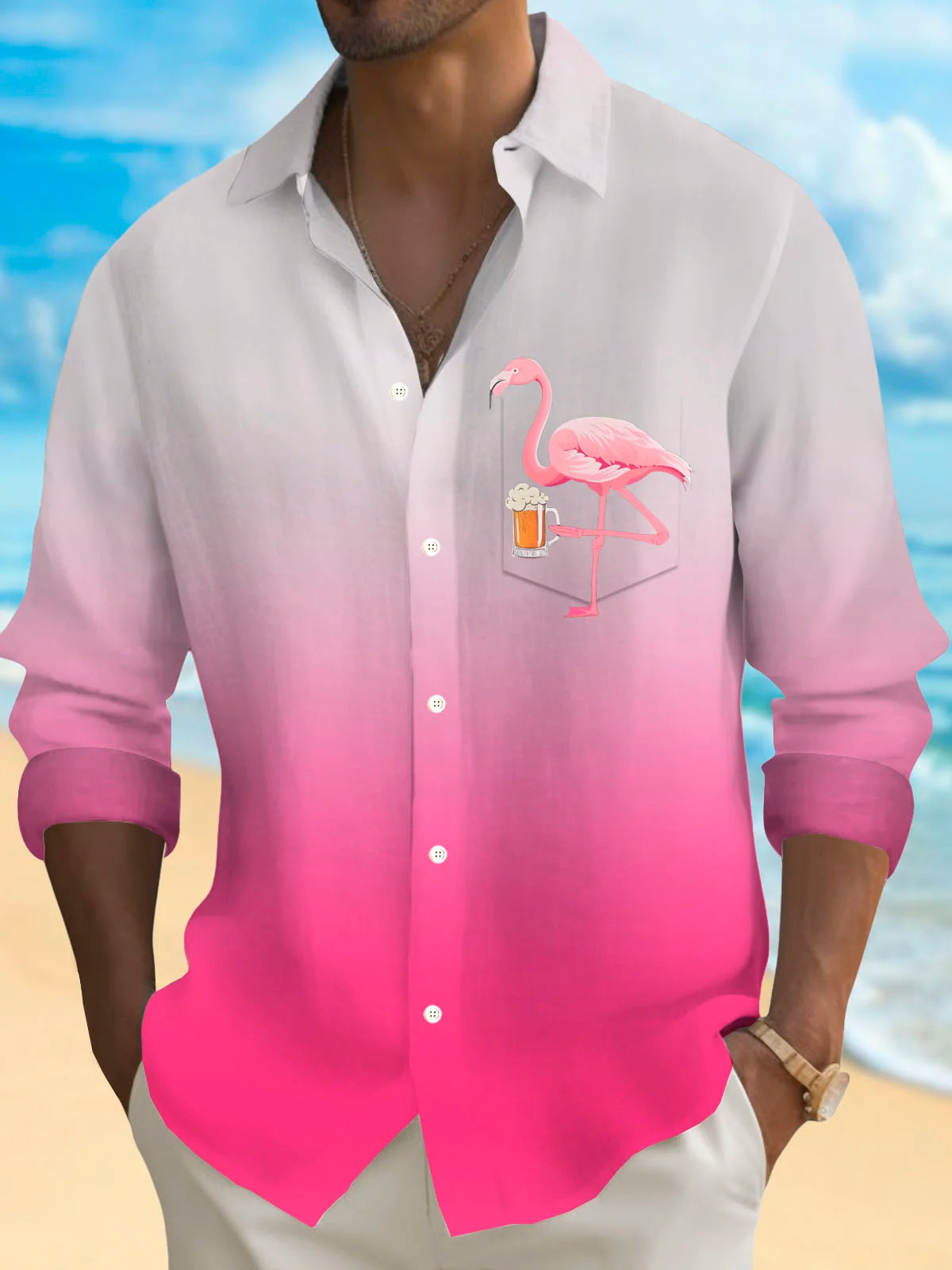 Men's Button-down Casual Shirt - Men'S Fashion For Summer 评论和价格