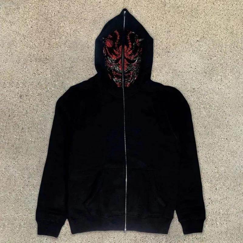 Women Men Y2K Fashion Hoodie L - Mens Fashion Zip Up Hoodies 评论和价格