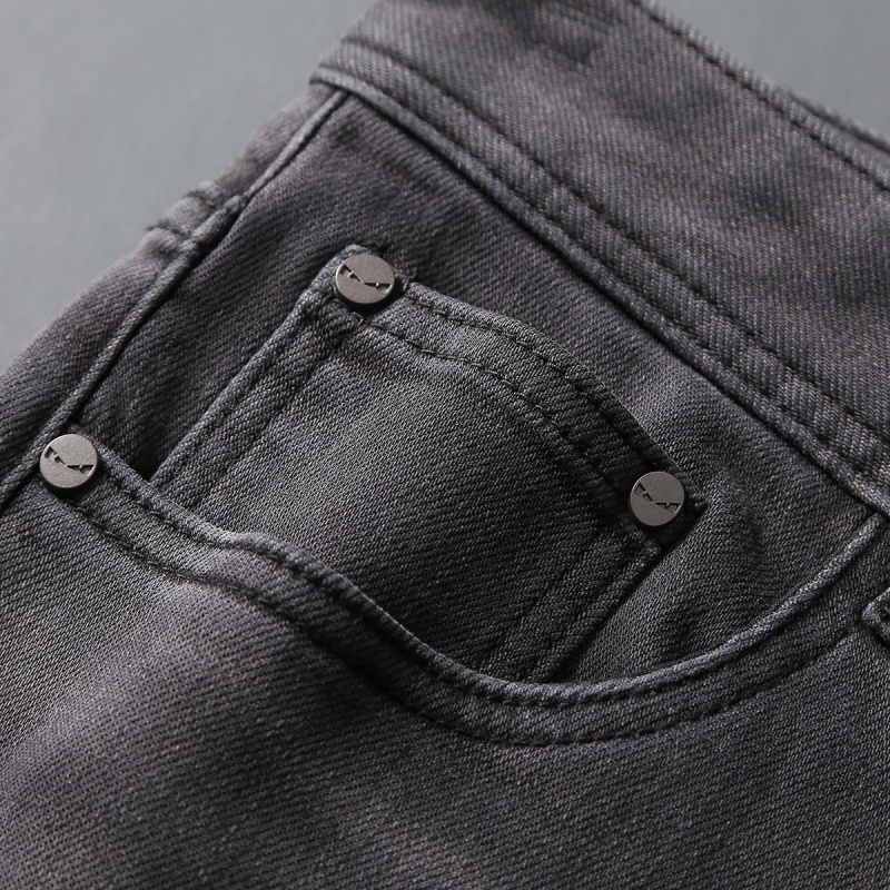 2025 autumn new trendy brand j - Men'S Fashion Grey Jeans 评论和价格