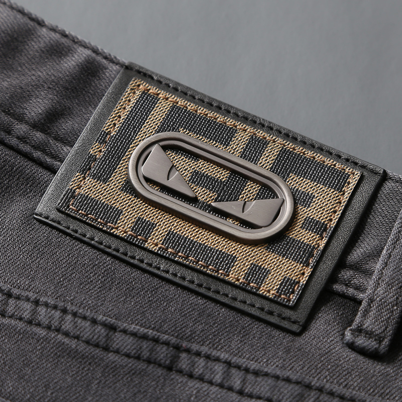 2025 autumn new trendy brand j - Men'S Fashion Grey Jeans 评论和价格