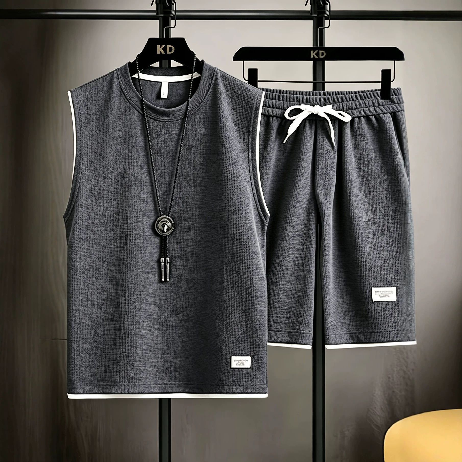 Summer men's vest sets high qu - Men'S Fashion For Summer 评论和价格