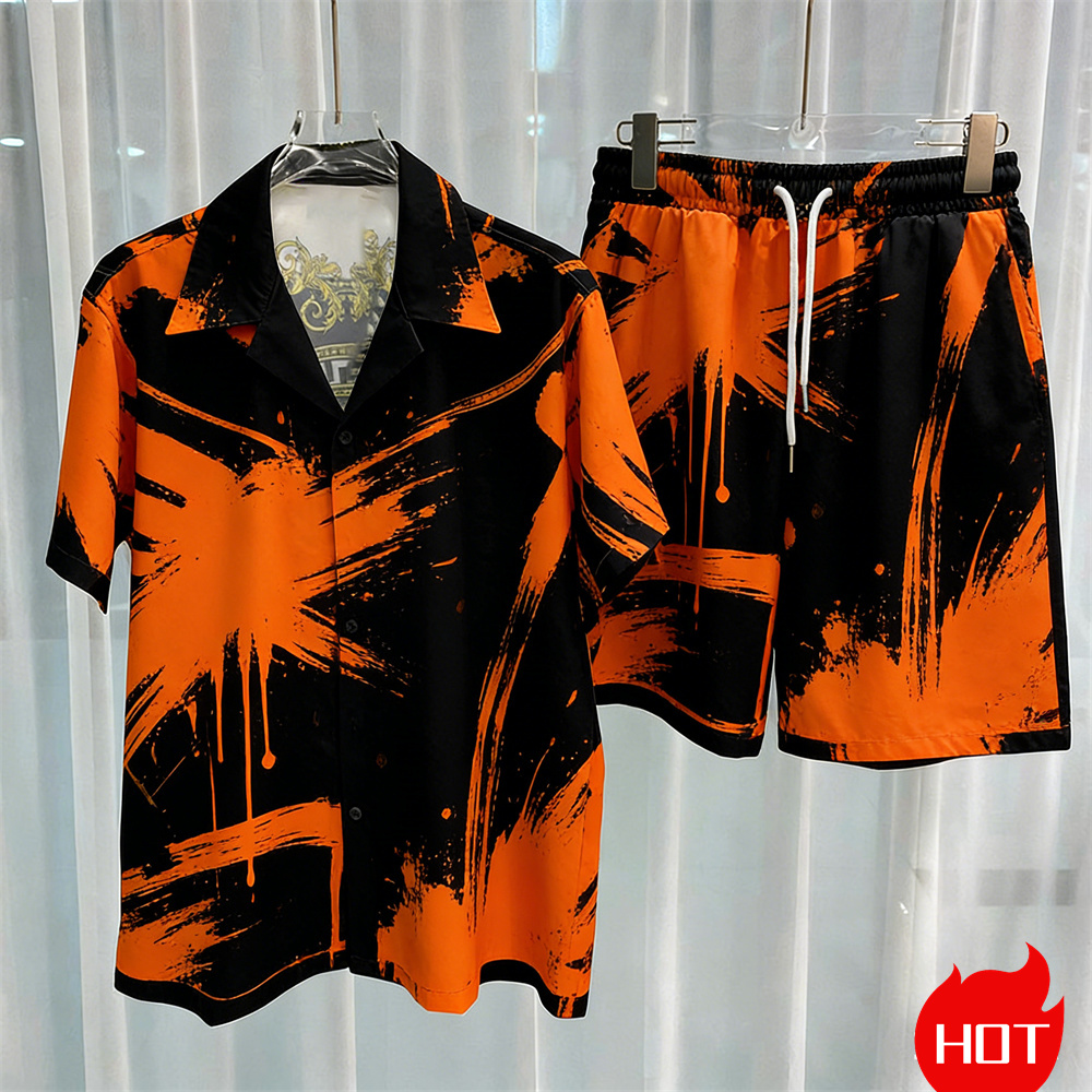 Digital printed men's set fash - Men'S Fashion Designer 评论和价格