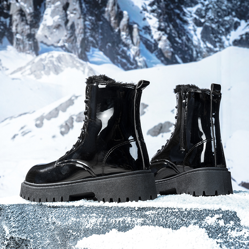 Men's warm plush high-top boot - Men'S Fashion Plus 评论和价格