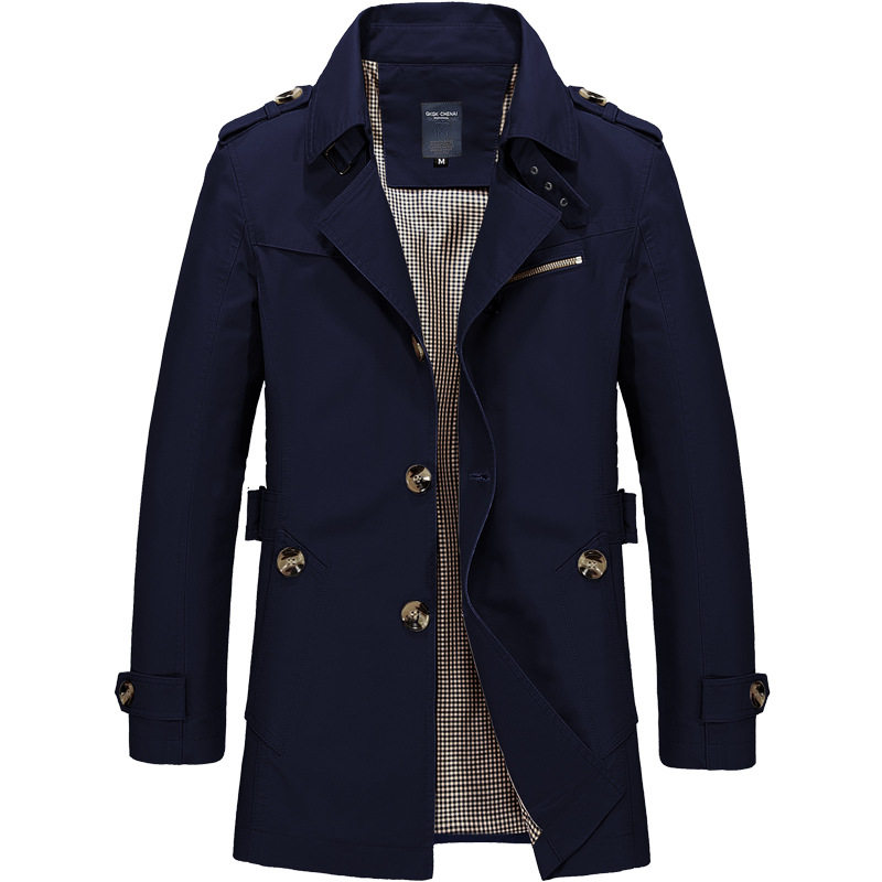 Trench Coats Double Breasted M - Mens Fashion Store 评论和价格