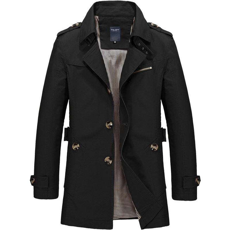 Trench Coats Double Breasted M - Mens Fashion Store 评论和价格