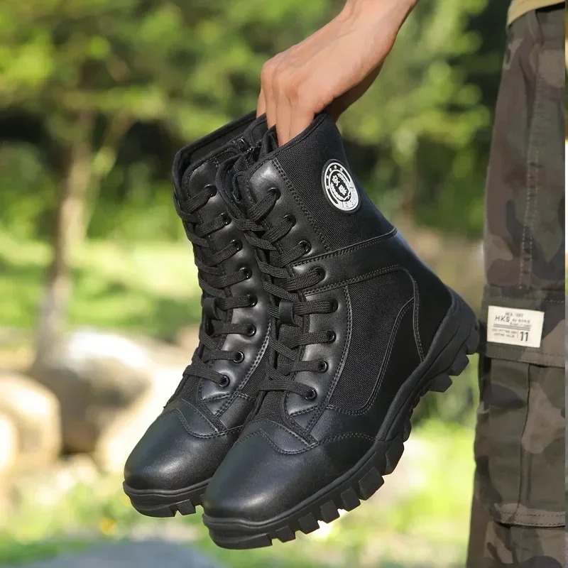 High Quality Men Boots Fashion - Mens Fashion Combat Boots 评论和价格