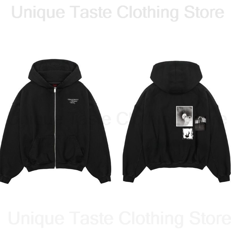 Jackson Wang MAGICMAN 2 Same Z - Mens Fashion Zip Up Hoodies 评论和价格