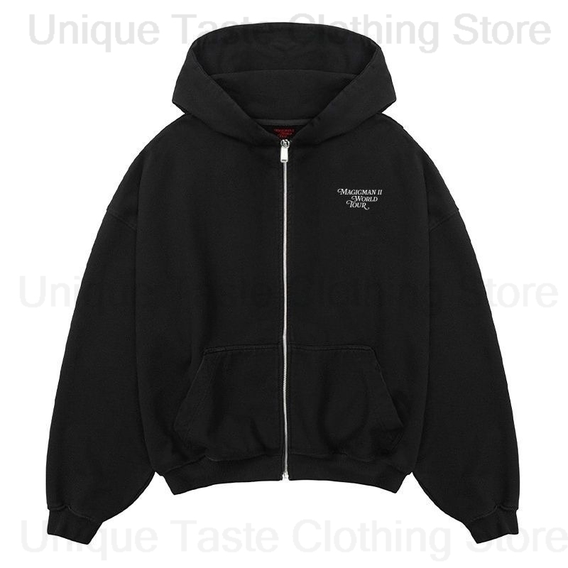 Jackson Wang MAGICMAN 2 Same Z - Mens Fashion Zip Up Hoodies 评论和价格