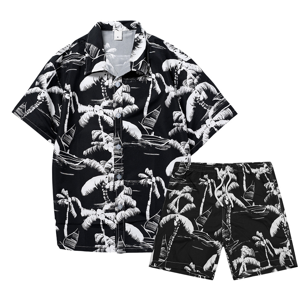 Hawaiian Coconut Tree 3D Print - Mens Fashion Clothes 评论和价格