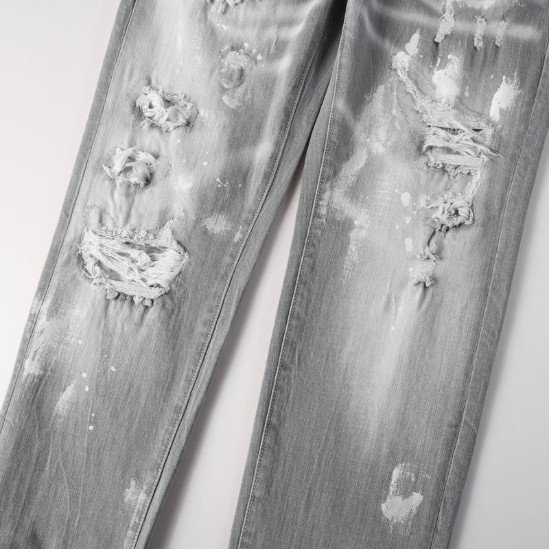 High Street Fashion Men's Ligh - Men'S Fashion Grey Jeans 评论和价格