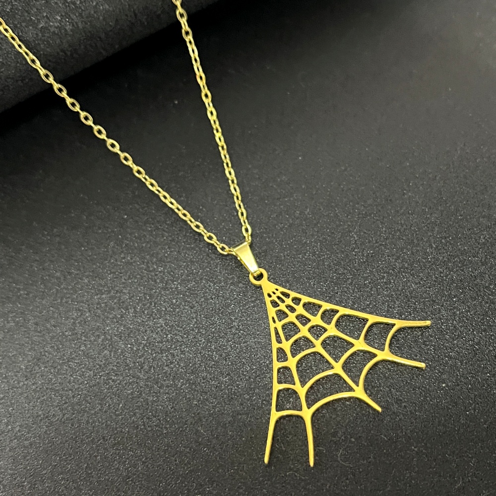 Stainless Steel Necklace Spide - Men'S Fashion Today 评论和价格