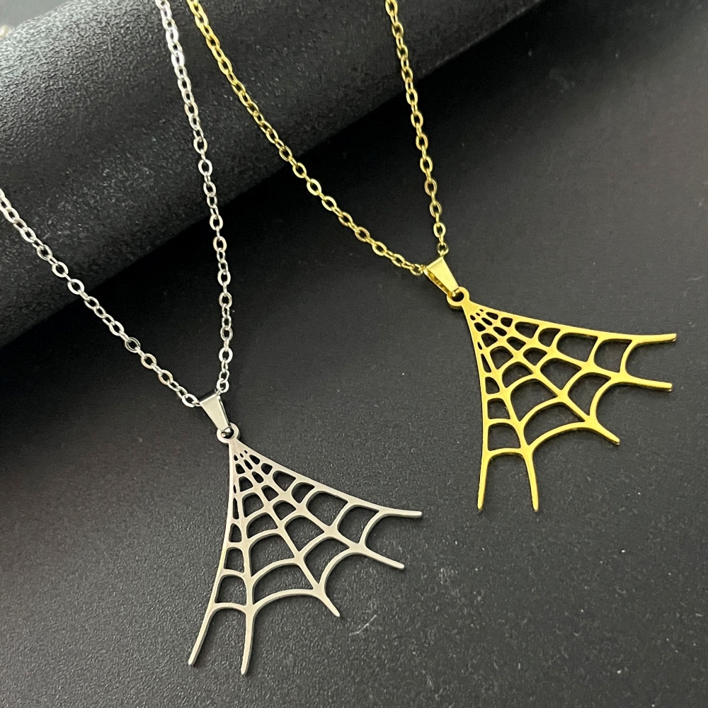 Stainless Steel Necklace Spide - Men'S Fashion Today 评论和价格