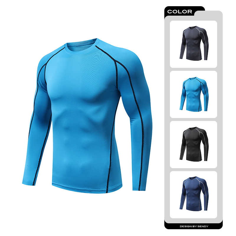 Men's Running Compression T-sh - Track Suit Men 评论和价格