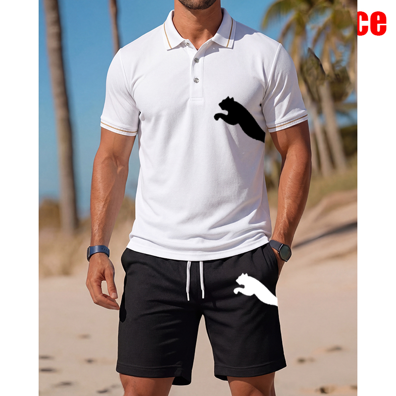 Men's Casual Short-Sleeved Pol - Men'S Fashion Outfits 2026 评论和价格