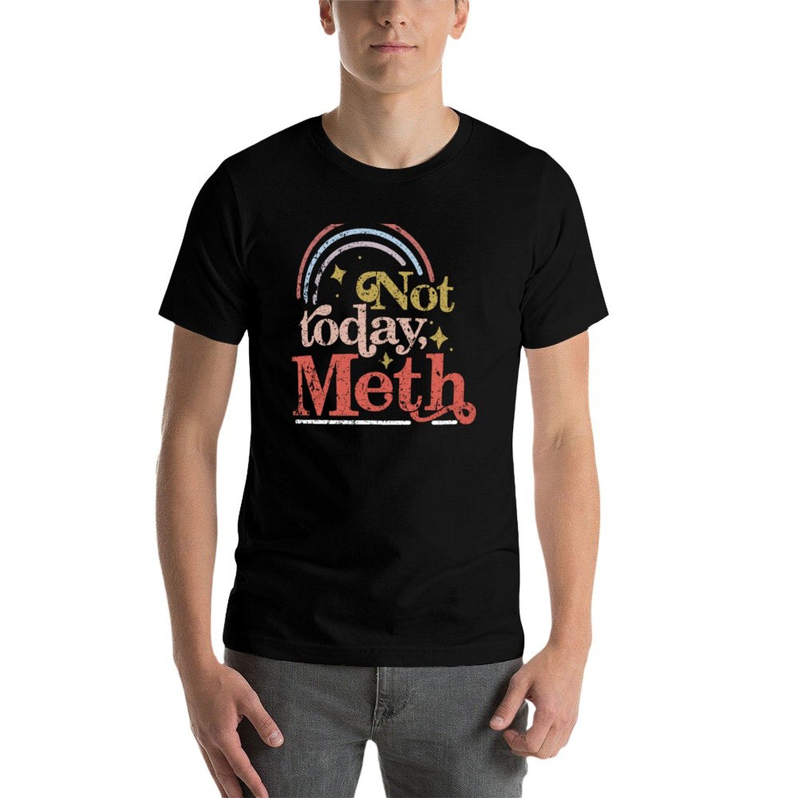 Not Today Meth AA NA Recovery  - Men'S Fashion Today 评论和价格