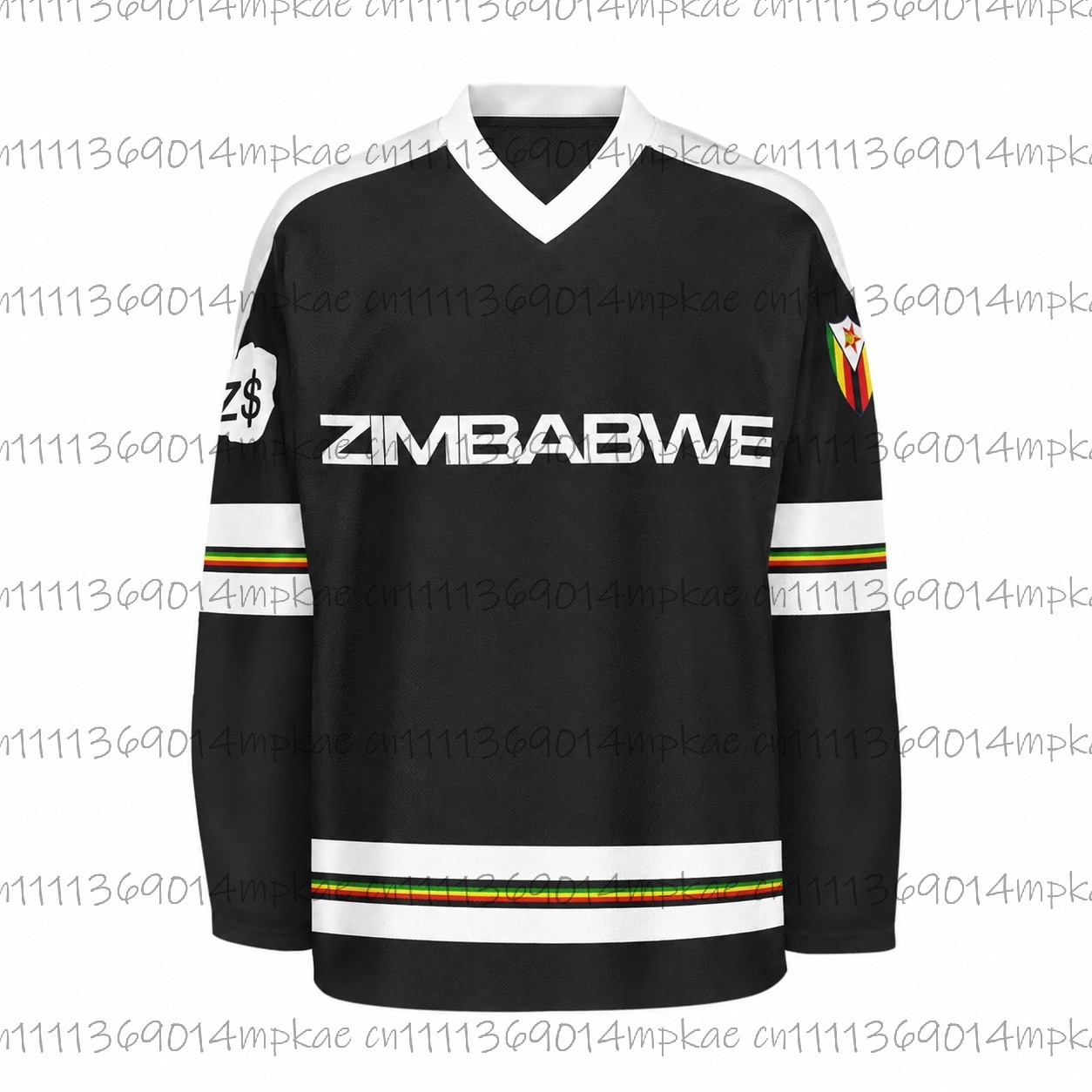 Men's Zimbabwe Printed V-Neck  - Men'S Fashion For Summer 评论和价格