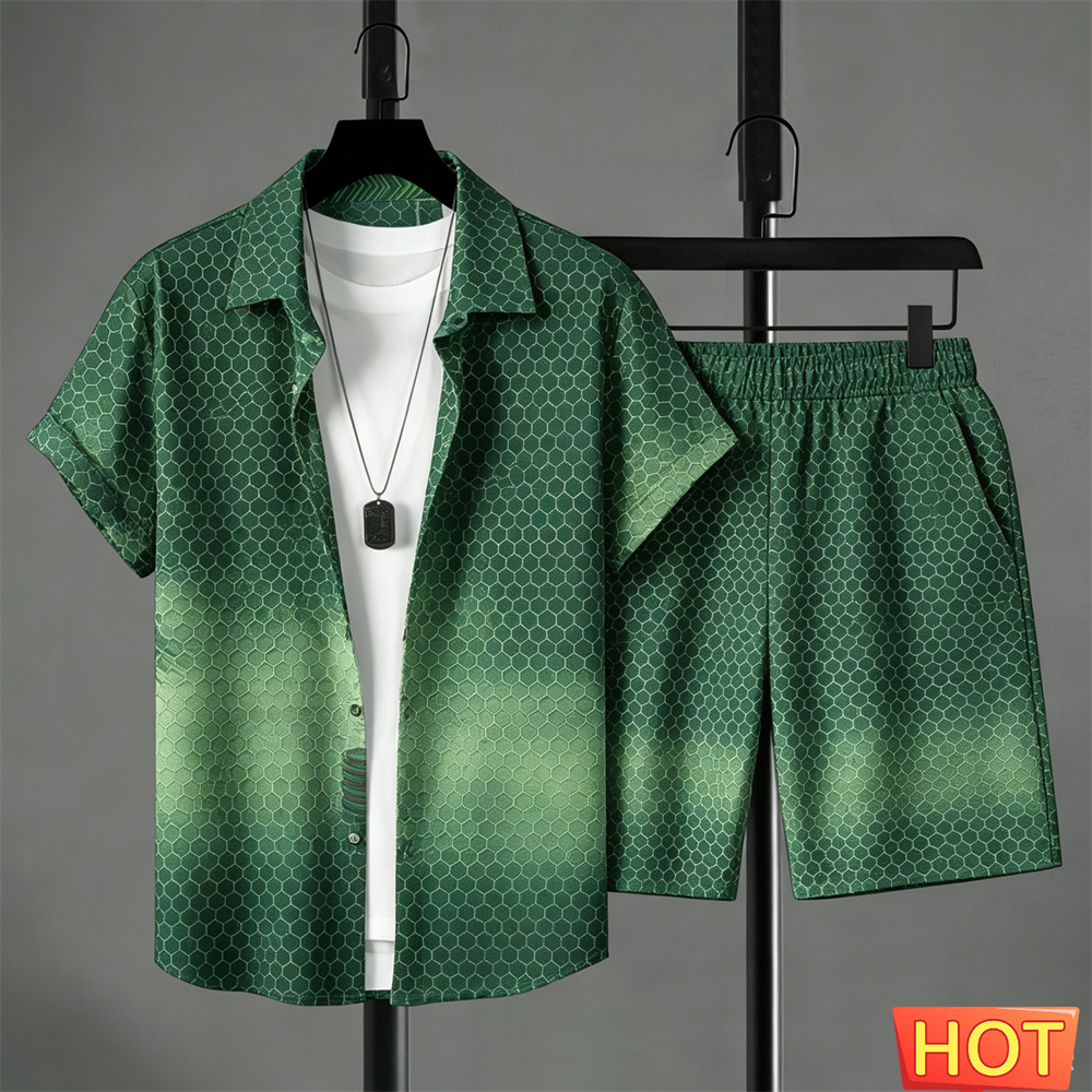 Summer Outfits Man Shirt Set G - Men'S Fashion Designer 评论和价格