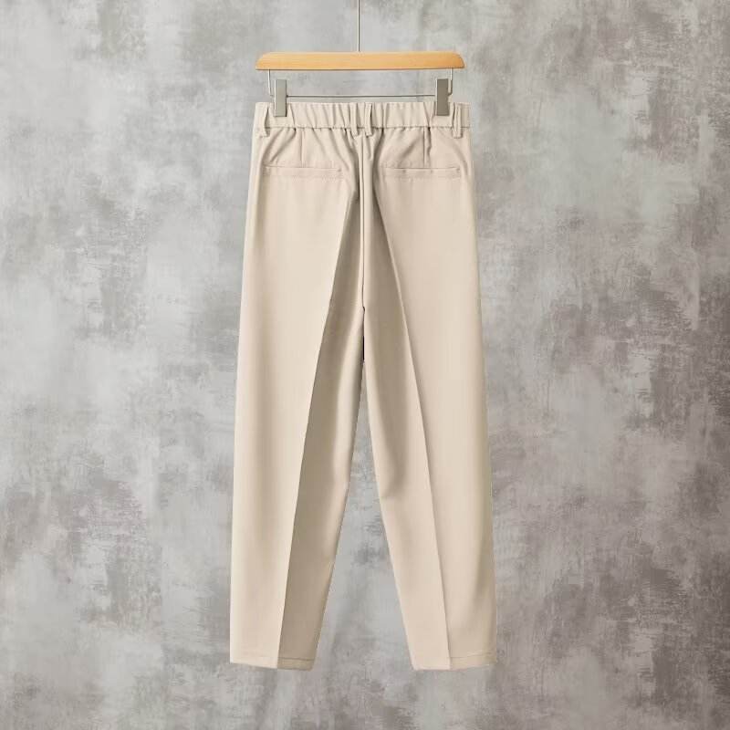 Fashion Men Baggy Concise Ankl - Mens Fashion Dark Grey Pants 评论和价格