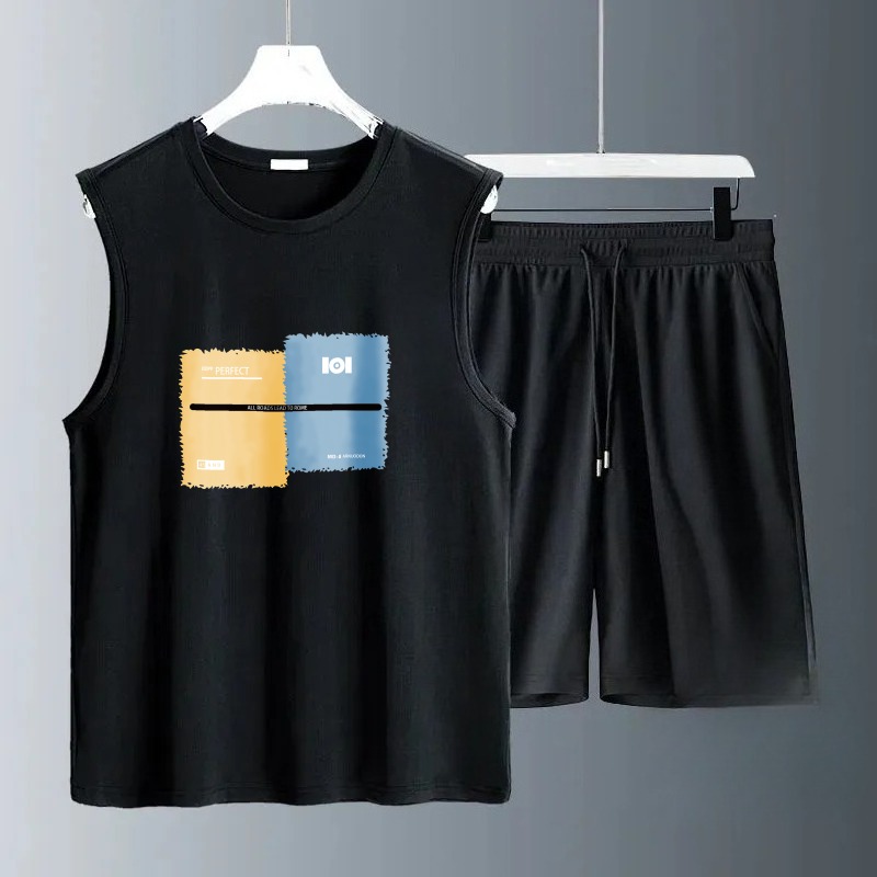 2026 Summer Tank top Set Casua - Track Suit Men 评论和价格
