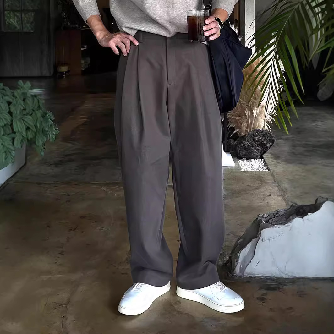 Men's Dark Grey Black Solid Co - Mens Fashion Dark Grey Pants 评论和价格