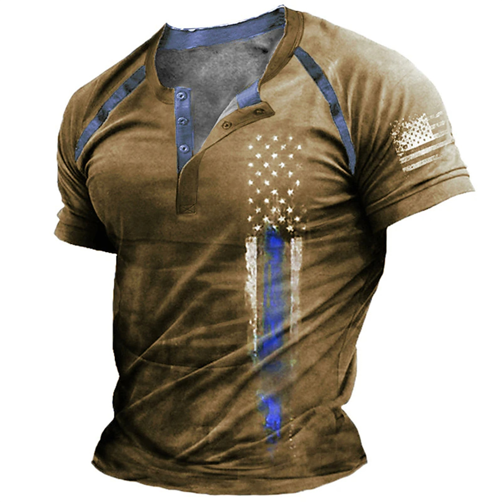 Funny 3D American Flag Print M - Men'S Fashion Designer 评论和价格