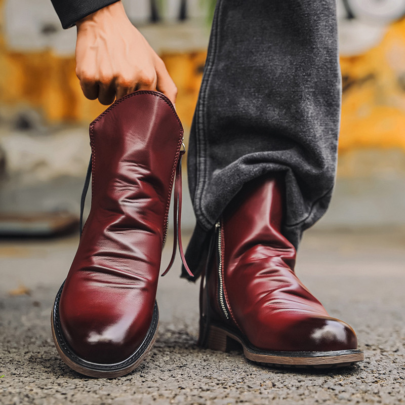 Fashion Luxury Men's Leather C - Men'S Fashion Plus 评论和价格