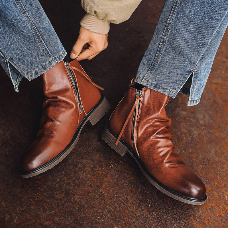 Fashion Luxury Men's Leather C - Men'S Fashion Plus 评论和价格
