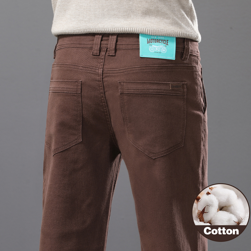 Business Casual Cotton Elastic - Mens Fashion Dark Grey Pants 评论和价格