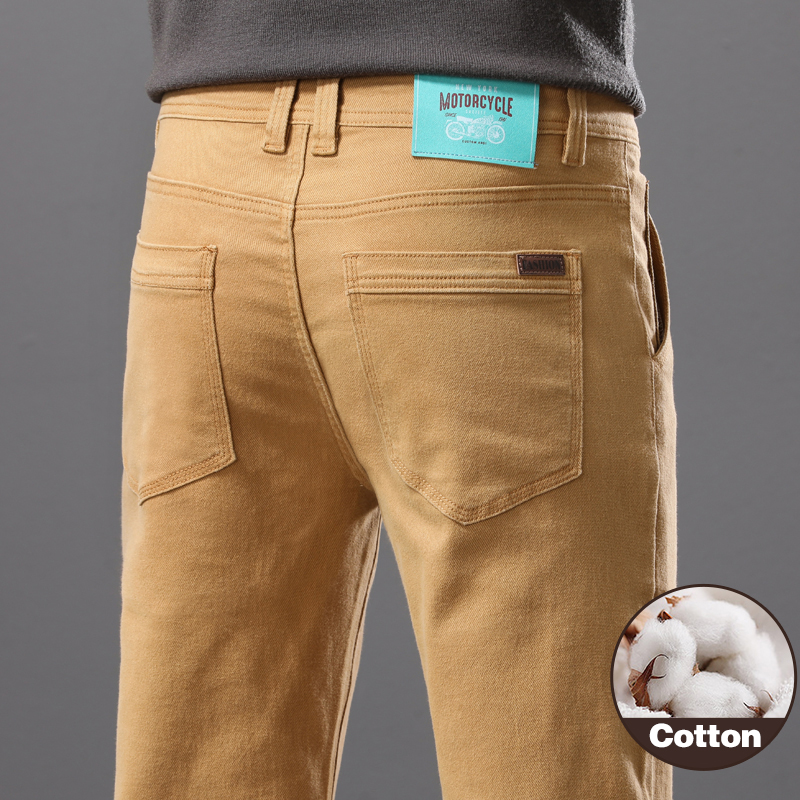 Business Casual Cotton Elastic - Mens Fashion Dark Grey Pants 评论和价格
