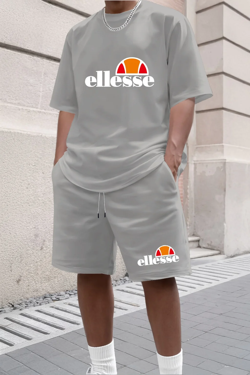 2026 Summer New Men Casual Cre - Men'S Fashion Outfits 2026 评论和价格