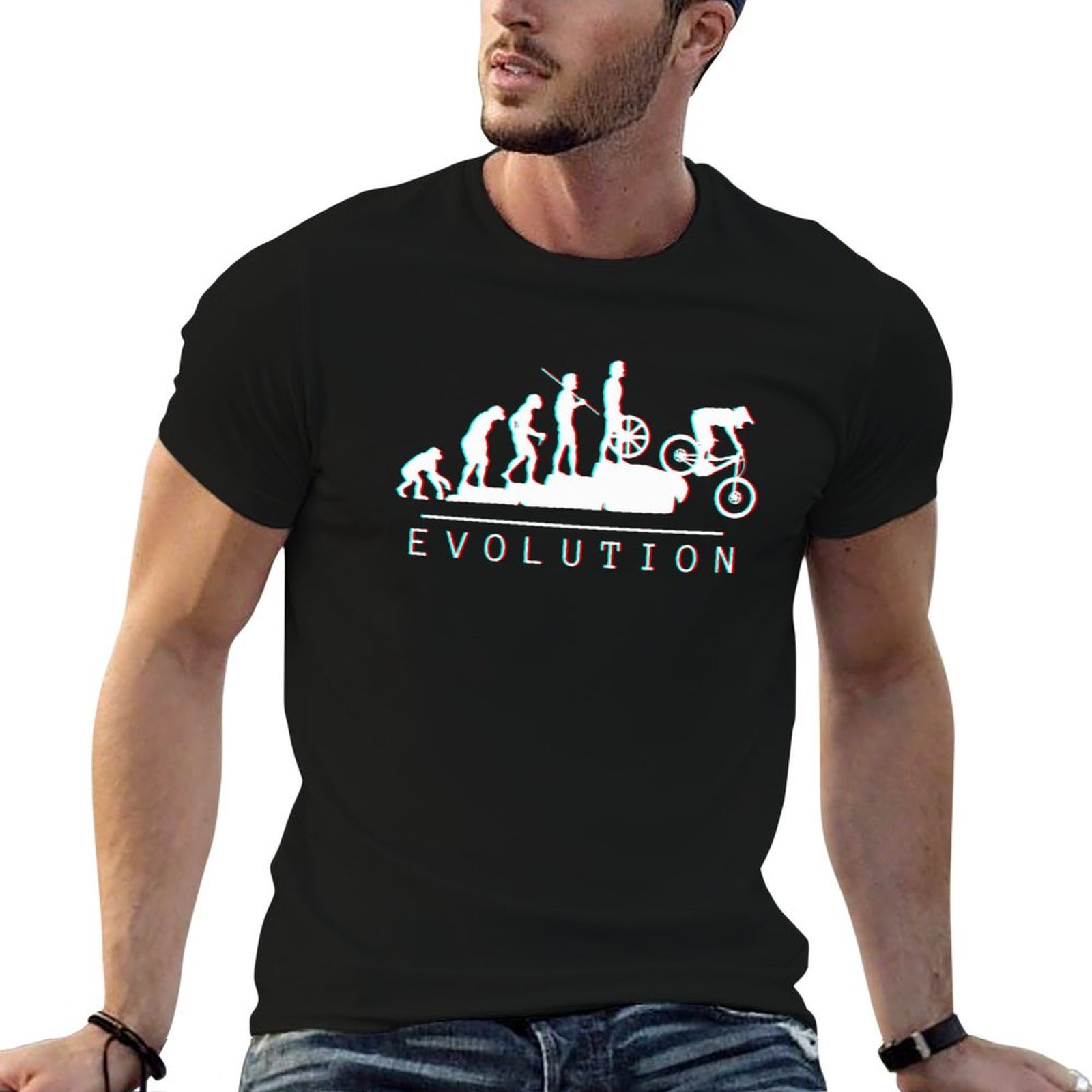 MTB Evolution (White) T-Shirt  - Men'S Fashion Evolution 评论和价格