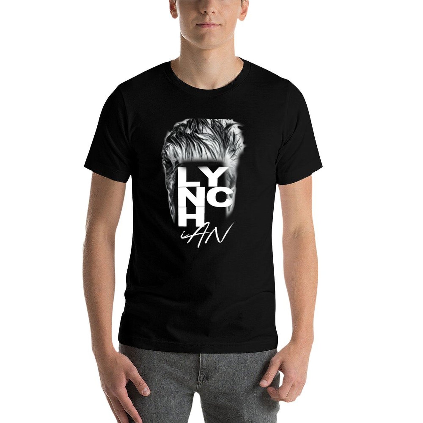 Lynch Haircut - Black T-Shirt  - Men'S Fashion Haircuts 评论和价格