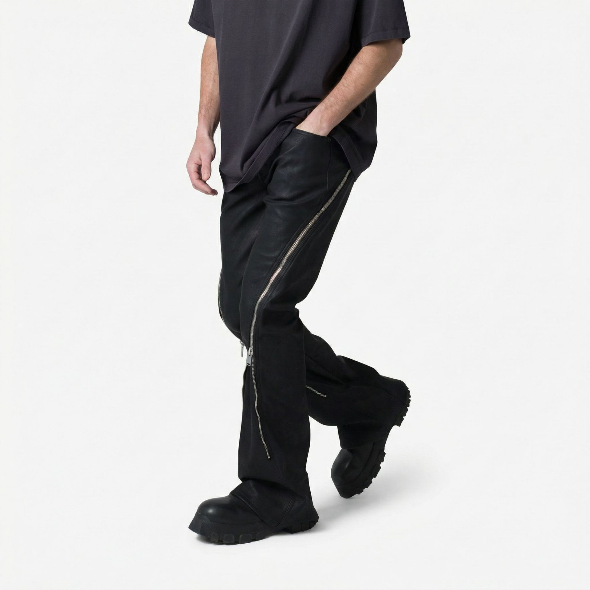 European American Four Seasons - Men'S Fashion Grey Jeans 评论和价格