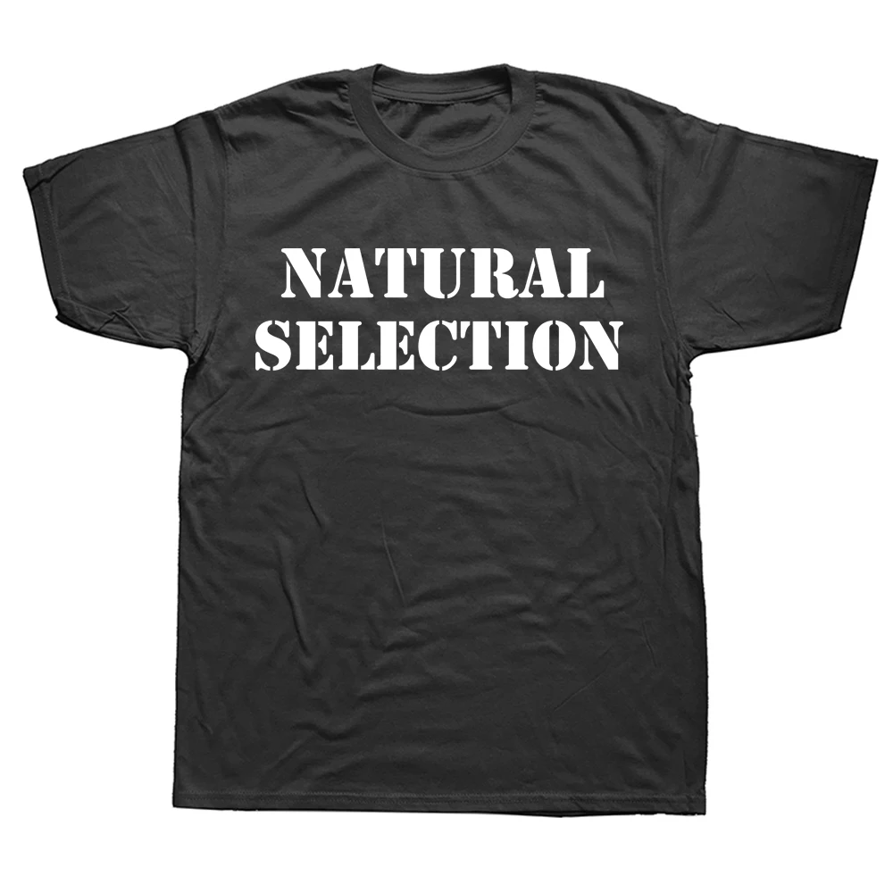 Natural Selection Text Printin - Men'S Fashion Evolution 评论和价格