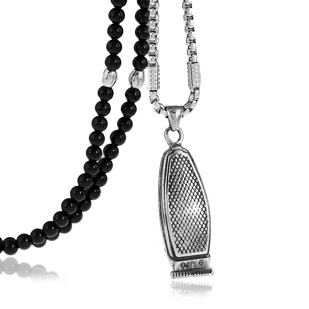 Men's Barber Pendant Necklace  - Men'S Fashion Haircuts 评论和价格