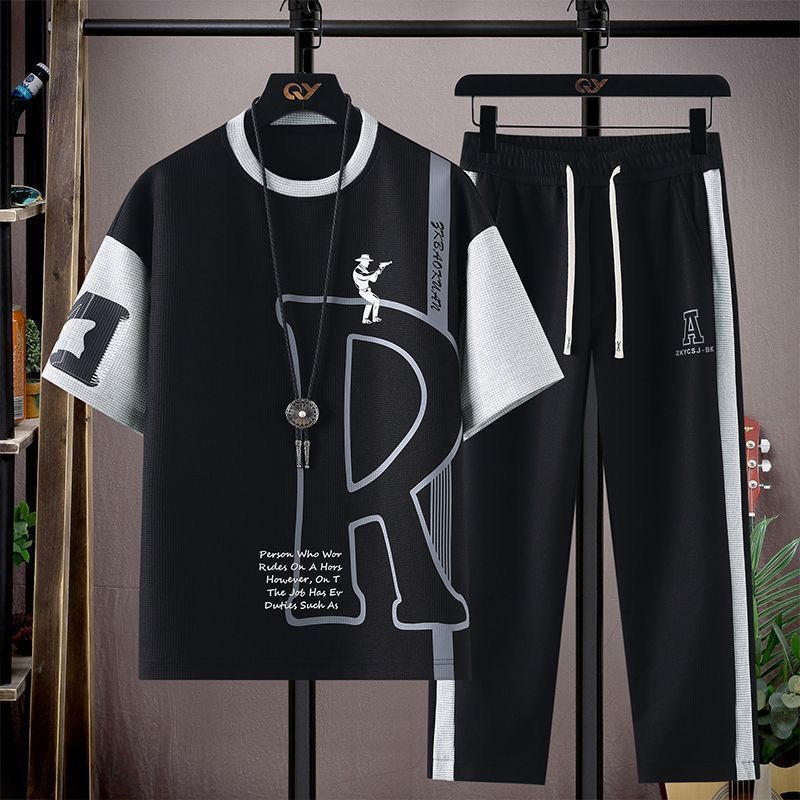 Summer Fashion Trendy Printed  - Men'S Fashion Plus 评论和价格
