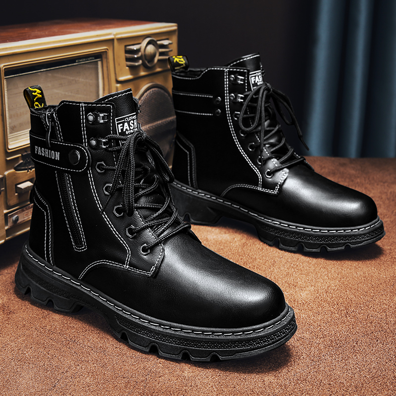 Mens Shoes Fashion Security Bo - Mens Fashion Combat Boots 评论和价格