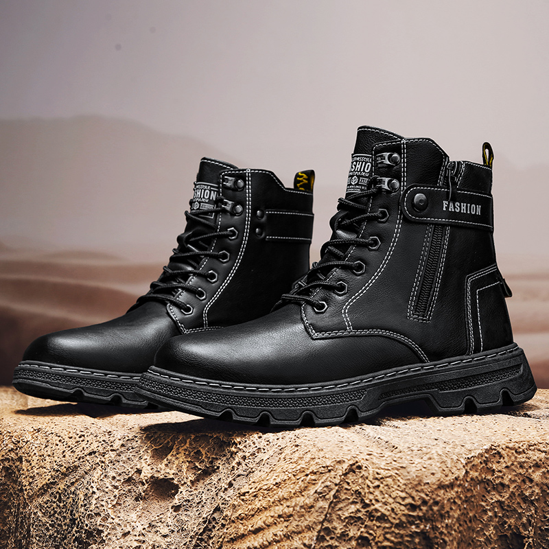 Mens Shoes Fashion Security Bo - Mens Fashion Combat Boots 评论和价格