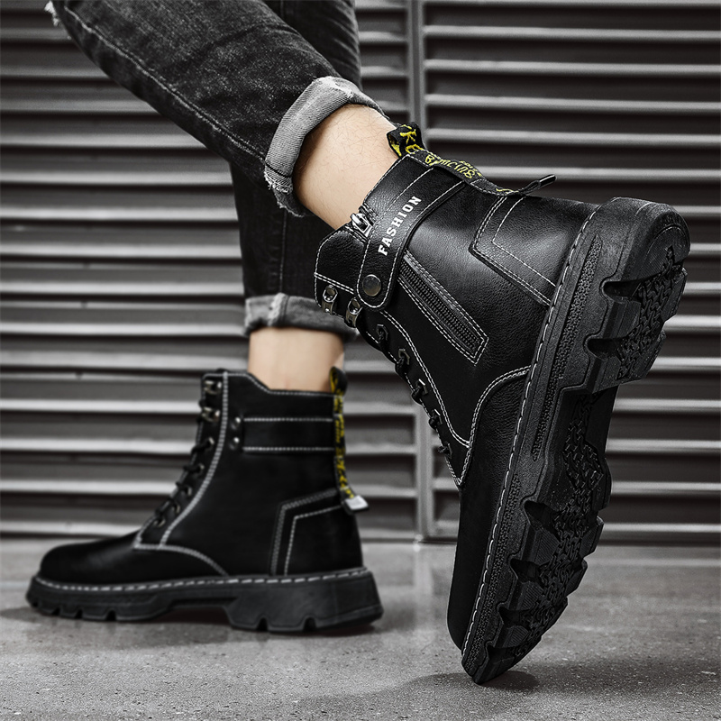 Mens Shoes Fashion Security Bo - Mens Fashion Combat Boots 评论和价格