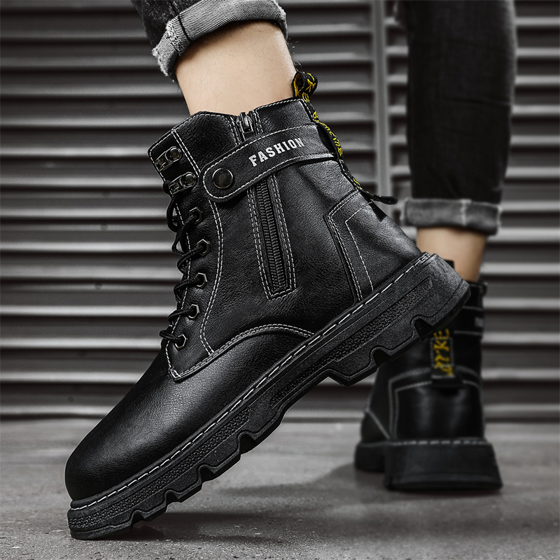 Mens Shoes Fashion Security Bo - Mens Fashion Combat Boots 评论和价格